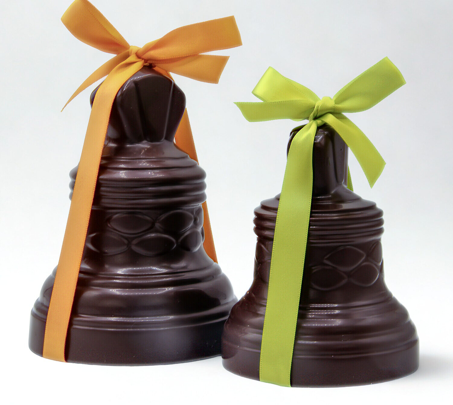 Cloche chocolat noir chocolat lait Pâques