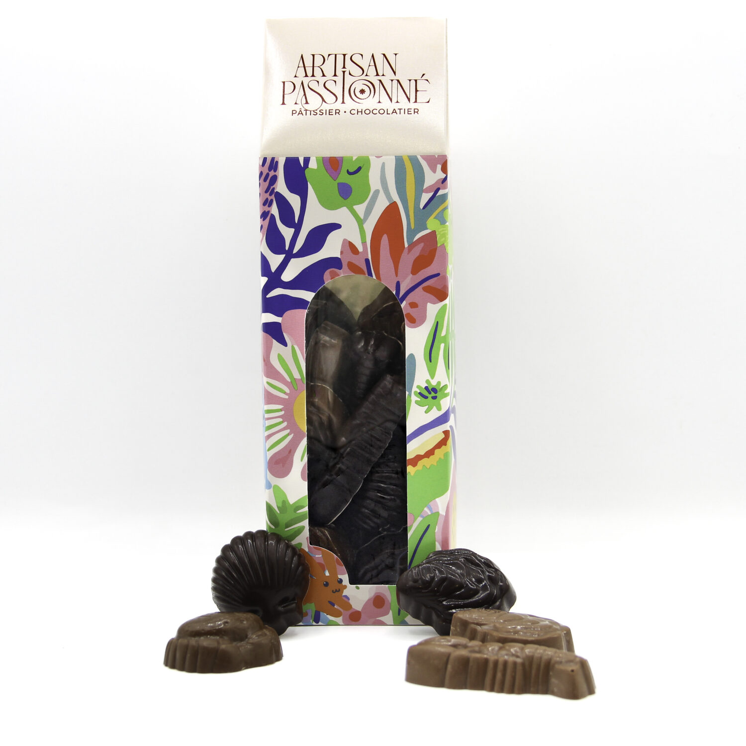 Praliné chocolat lait chocolat noir Pâques