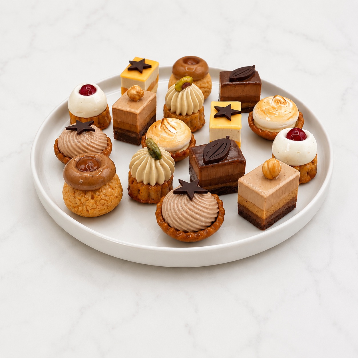 Plateau de 16 mignardises