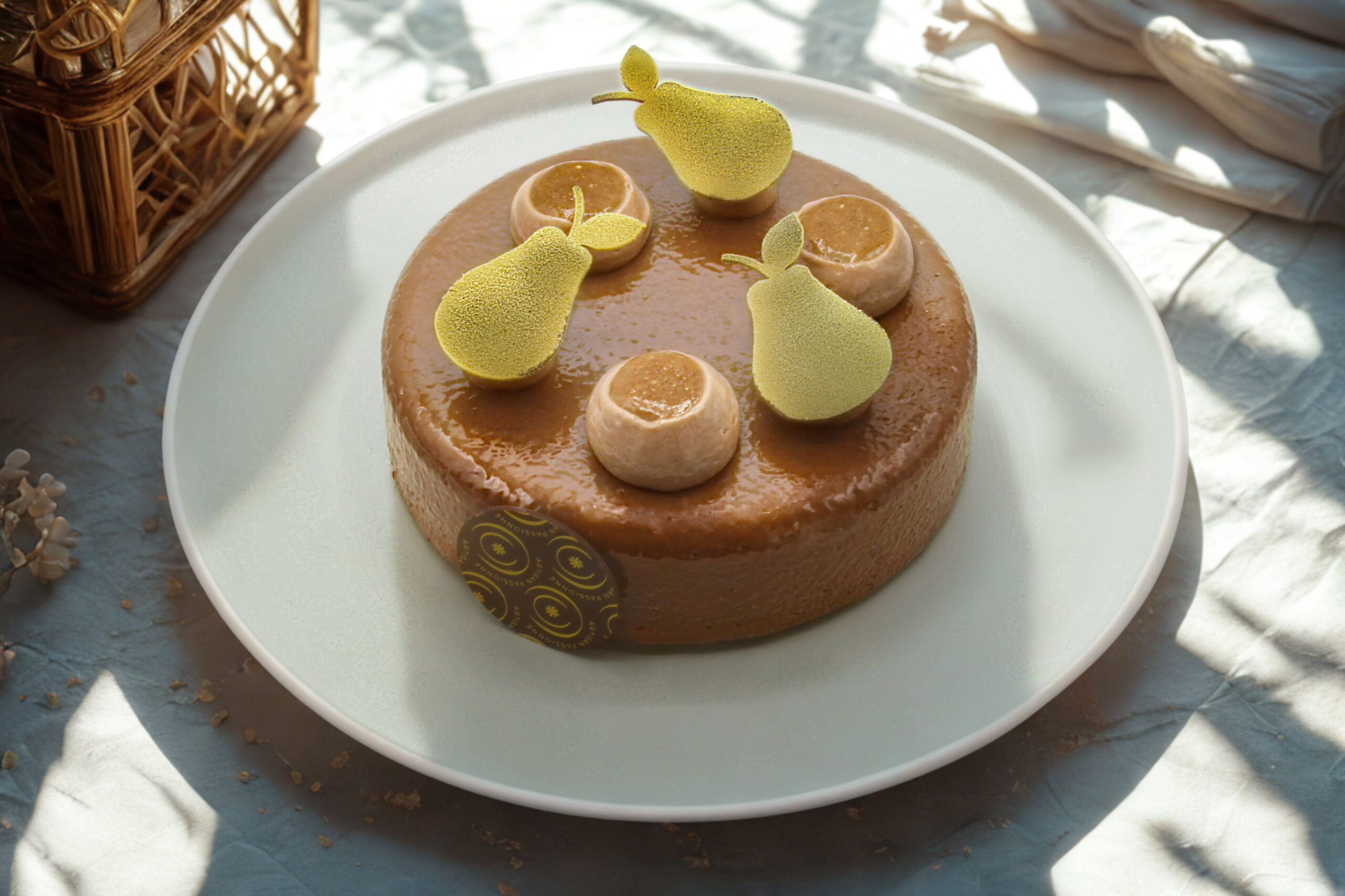 Gâteau William au chocolat et à la poire, recette végétale signée Artisan Passionné