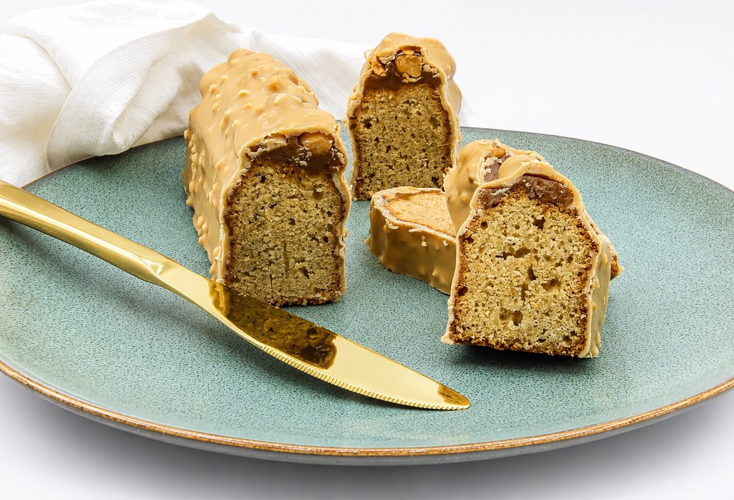 Cake caramel et éclats de noisettes