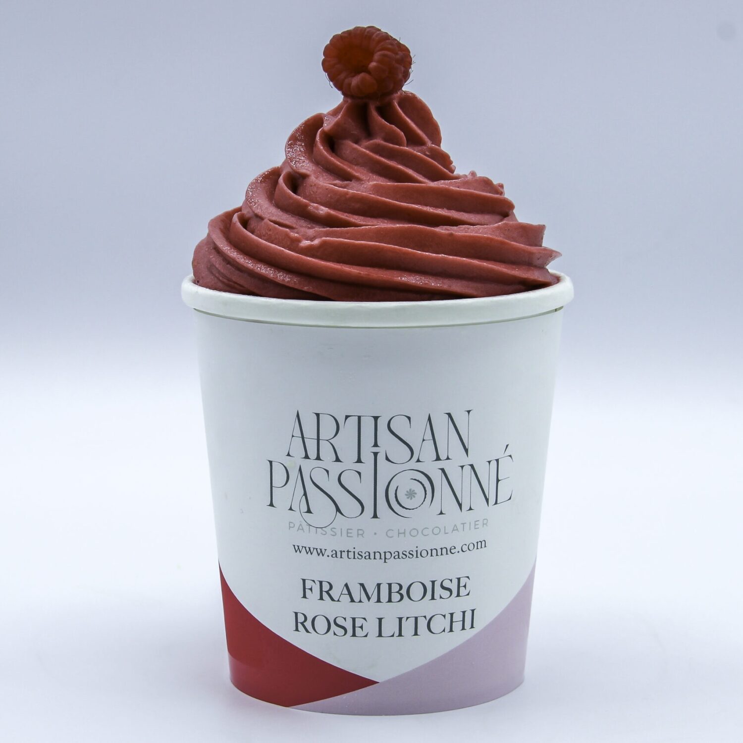 Sorbet framboise rose litchi 1/2 litre