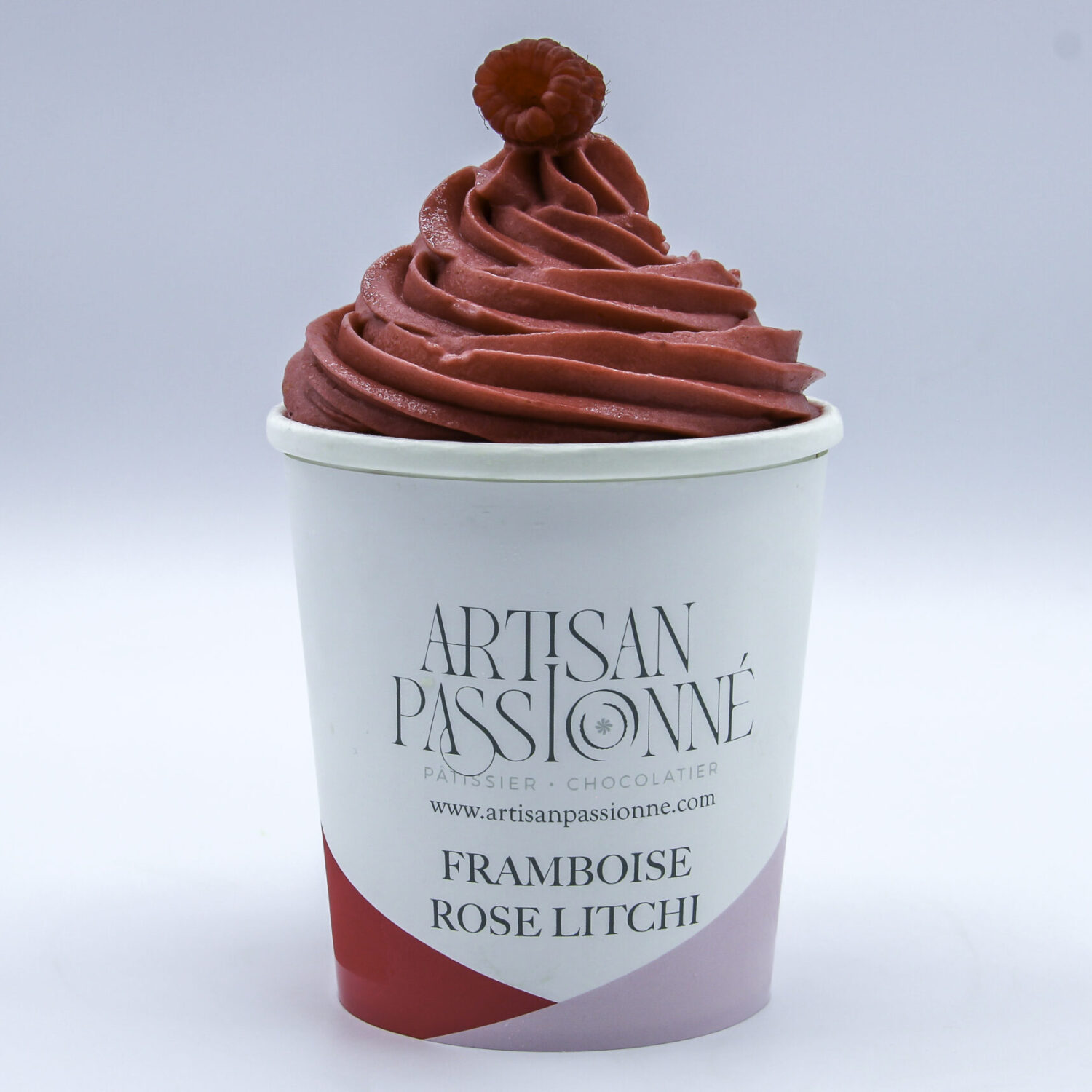 Sorbet framboise rose litchi 1/2 litre