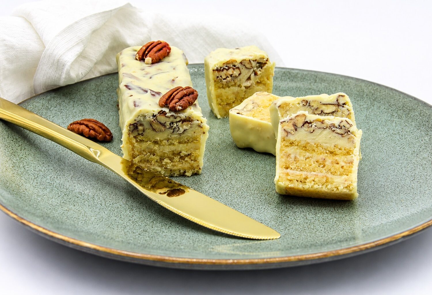 Cake très gourmand à la vanille et noix de pécan