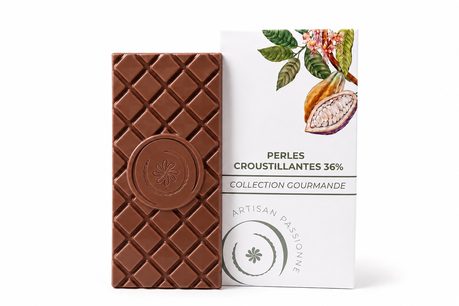 Tablette caramel et perles croustillantes 36% – Image 2