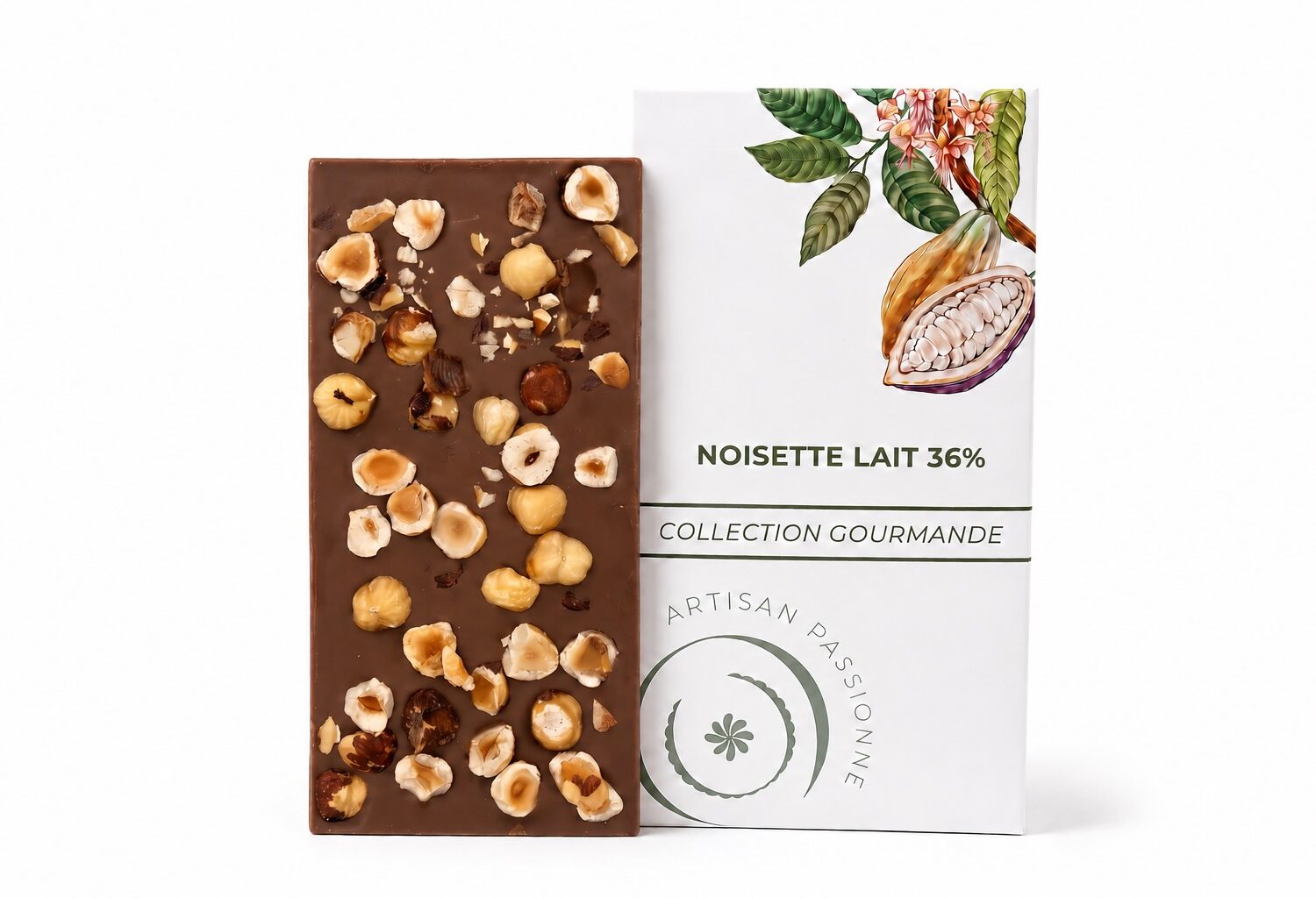 Tablette noisette lait 36%
