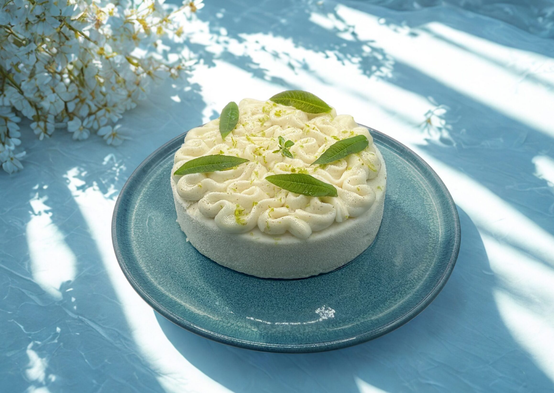 entremet glacé citron verveine