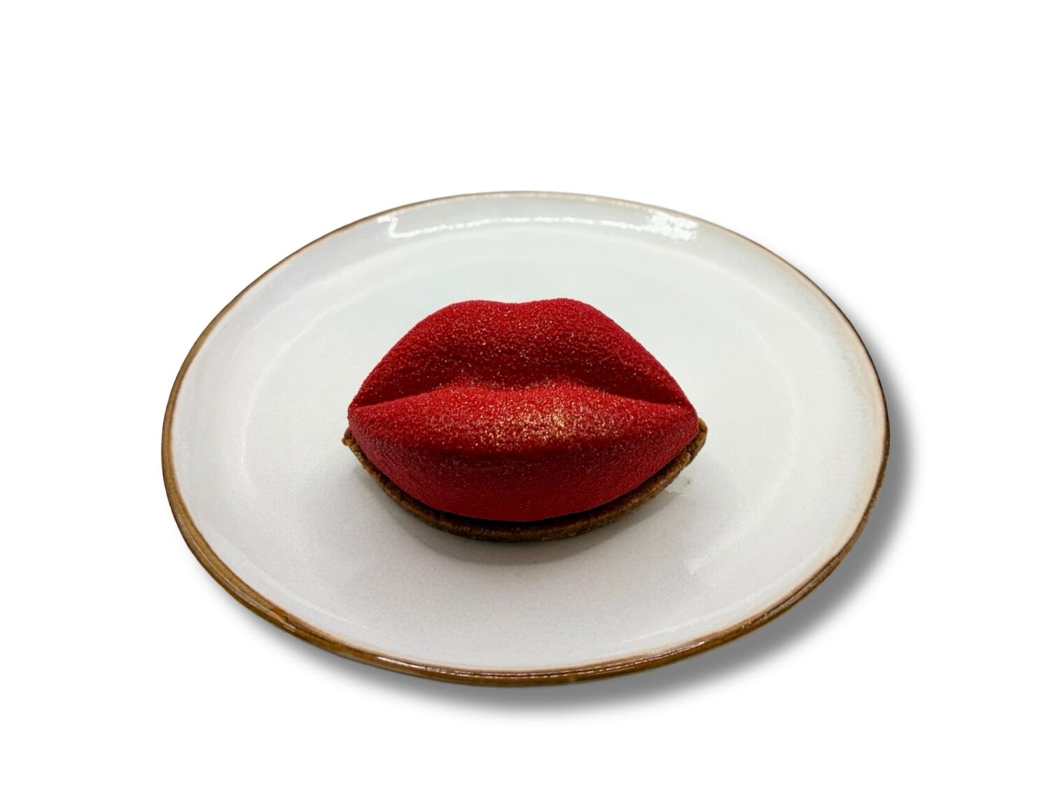 spéculos et cassis gâteau saint Valentin