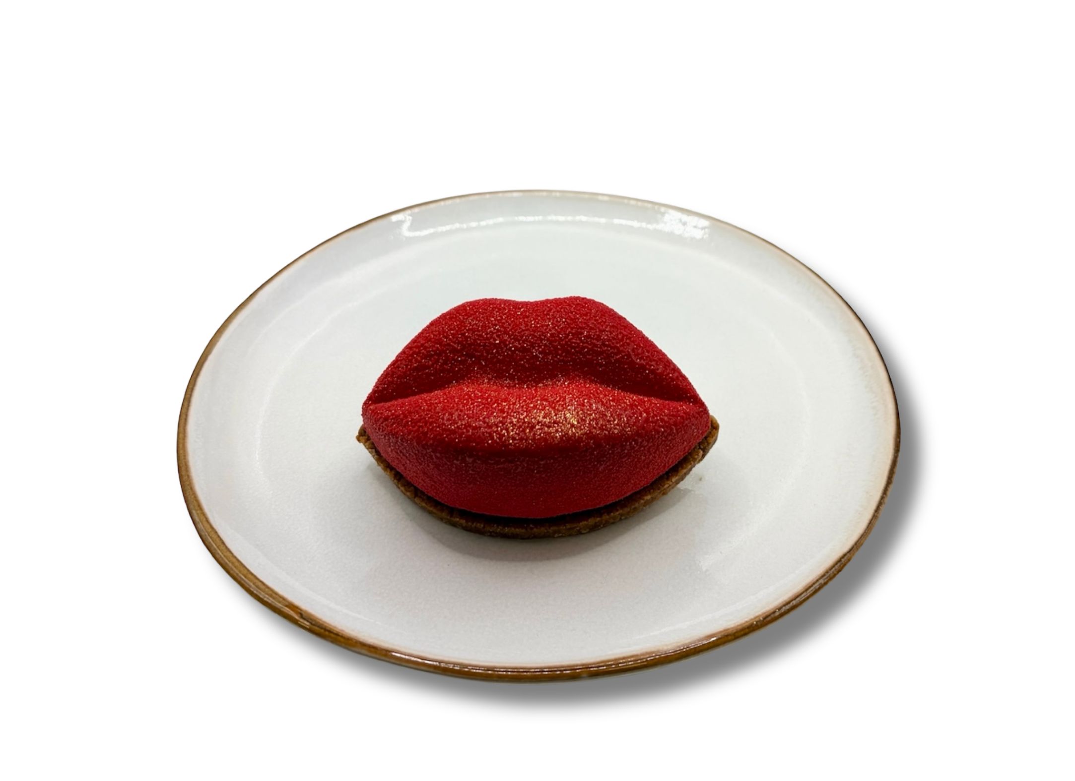 spéculos et cassis gâteau saint Valentin