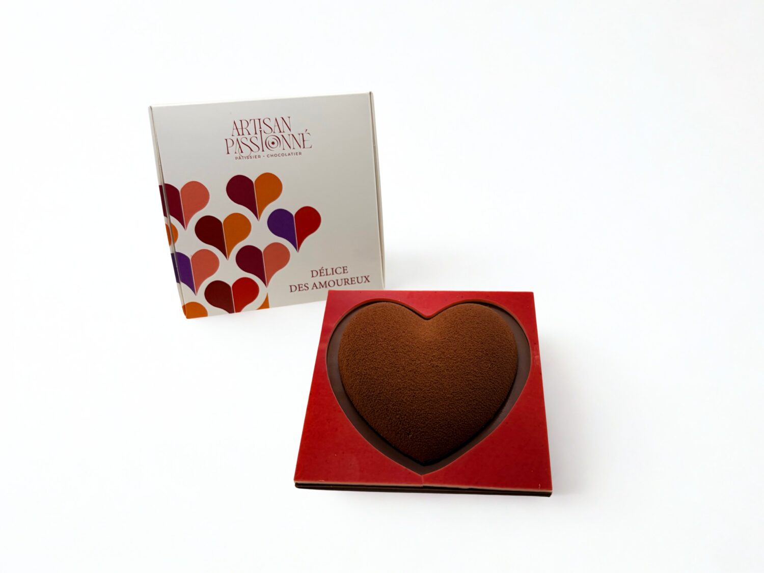 coeur praliné chocolat Saint Valentin