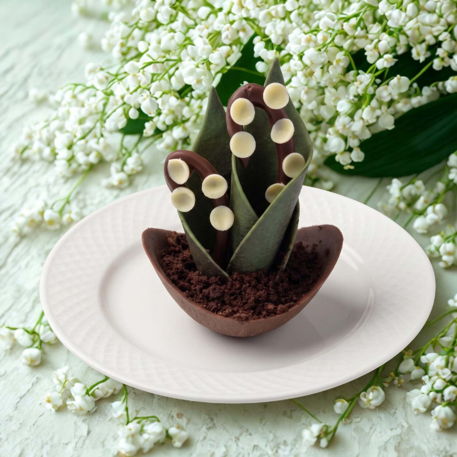 Muguet chocolaté : un brin de bonheur 100% chocolat