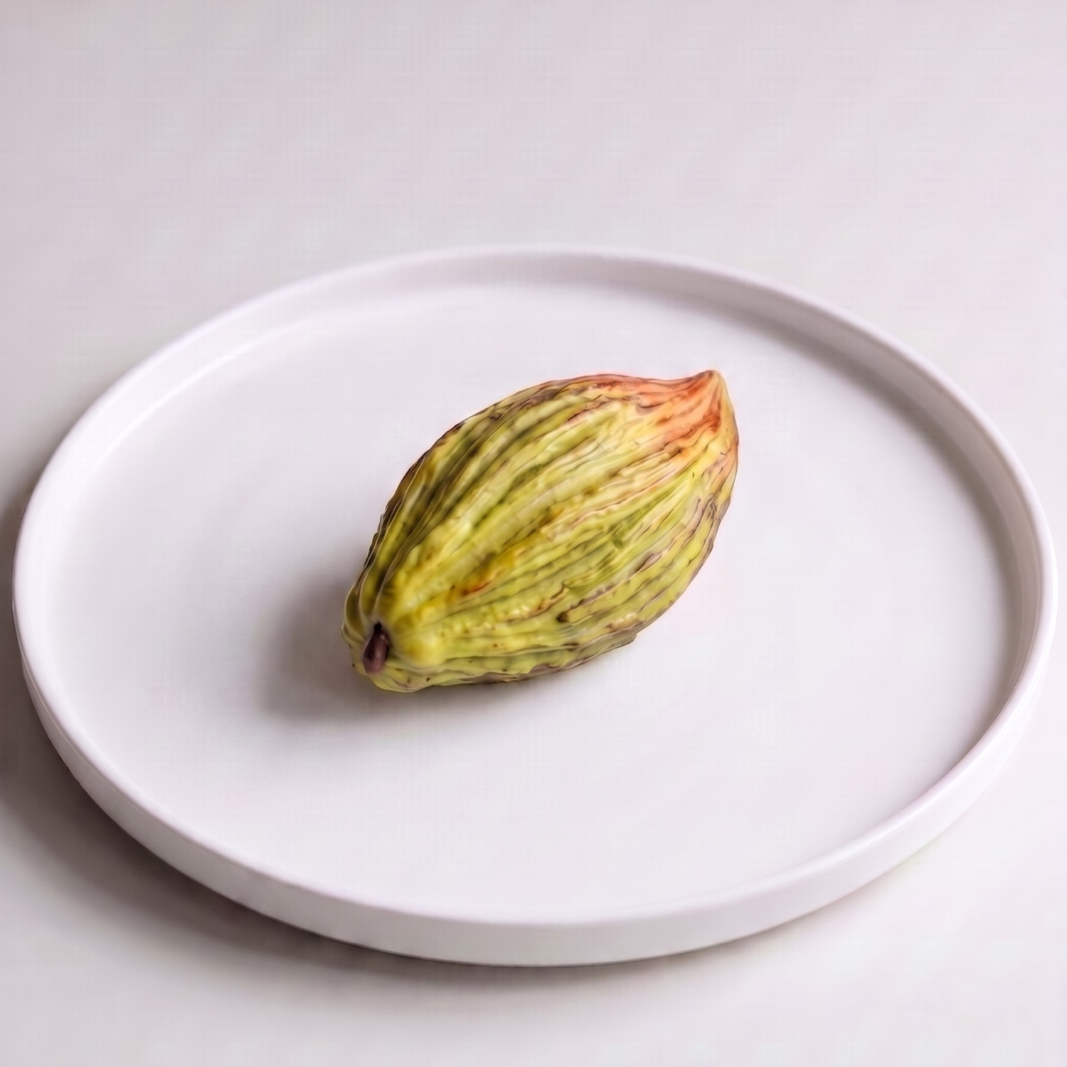 Trompe l'oeil cabosse de cacao glacée