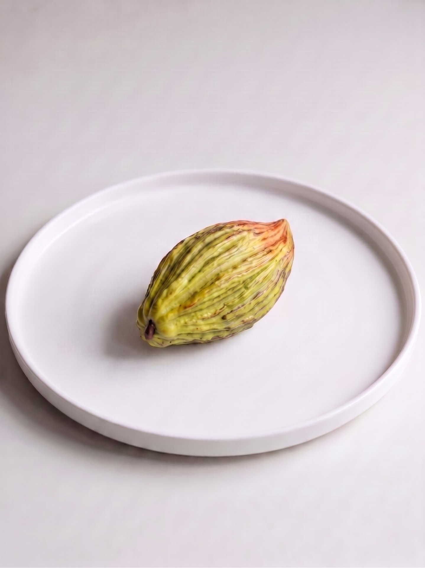 Trompe l’oeil cabosse de cacao glacé